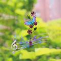 WQJNWEQ Home Decor Wind Chimes outdoor Clearances Butterflies Aluminum Tube Windchime with S Hook Garden Housewarming Gift Holiday Sales Promotion