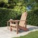 Buyweek Patio Adirondack Chair HDPE Brown