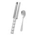 Wovilon 1 Set Meatball Maker Stainless Steel Meat Baller Spoon with Cutting Spade Multifunction Ice Cream Scoop Diy Meatball Making Set
