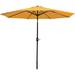 9-Foot Patio Umbrella - Push-Button Tilt And Crank Handle - Aluminum Pole And Polyester Shade Canopy -