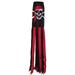 Pirate Skull Red 5.5 x60 Printed Windsock