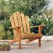 Buyweek Patio Adirondack Chair 31.1 x37.4 x36.2 Solid Wood Teak