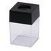BESTONZON Magnetic Paper Clip Storage Case Creative Paper Clip Holder Office Desktop Paper Clip Dispenser (Black)