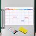 Uxcell 16.9 x 11.8 Magnetic Chore Chart Clean Dry Erase Whiteboard