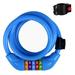 Master Lock Bike Lock Cable Combination Bicycle Lock Cable Lock for Outdoor Equipment Blue