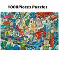Kayannuo Back to School Clearance Kids Toys 1000 Pieces Cartoon Puzzles Age Machine Puzzles Kids Adult Intelligence Puzzles
