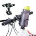 Fairnull Bottle Cage Adapter 360-degree Rotation Non-slip Adjustable Multifunctional Converter Base Fixing Aluminum Alloy MTB Road Bike Water Bottle Holder Mount Bicycle Accessories