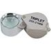 eye loupe magnifier for glasses magnifying glasses jewelers eye Loupe for Fine Art Inspection Jewel Loupe Illuminated Magnifier jewelry loupes handheld magnifying mirror Stone x21