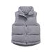 Toddler Boys Girls Vest Fuzzy Sleeveless Coat Outerwear Pockets