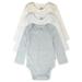 Honest Baby Clothing Baby Boy or Girl Gender Neutral Organic Cotton Long Sleeve Bodysuits 3 Pack (Preemie-24 Months)