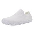 ZIZOCWA Men S Slip On Socks Shoes Outdoor Cycling Hiking Beach Shoes Indoor Breathable Mesh Yoga Sports Large Size Walking Tennis Shoes White Size41