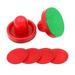 Hemoton 8pcs 96mm Air Hockey Pushers Pucks Replacement for Game Tables Goalies Header Kit Air Hockey Equipment Accessories (Red)