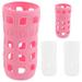 Frcolor 4Pcs Water Bottle Protector Silicone Bottle Protector Glass Cup Cover Silicone Bottle Sleeve