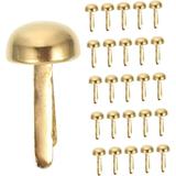 100pcs Decorative Nails Brass Fasteners Nail Decorations for Nail ArtAlloy Miniature Nails Tacks Finishing Nails Antique Nails Paper Fastener Paper Fastener Brads Hinge