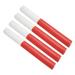 Hemoton 4pcs Wooden Track and Field Equipments Relay Batons Sticks Racing Competition Tools Running Racing Relay Batons Outdoor Fitness Running Tools(Red and White)