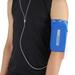 Outdoor Running Mobile Phone Arm Bag Elastic Arms Set Sports Sleeves Reflective Wrist Bag Blue L