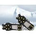 Traction Cleats Non Skid 10 Stud Crampons Slip on Stretch Footwear Ice & Snow Grips Over Shoe for Climbing Winter Outdoor Sports