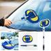 Herrnalise Microfiber Car Wash Brush Mop Kit Mitt Sponge with Long Handle Car Cleaning Supplies Kit Duster Washing Car Tools Accessories Chenille Scratch-Free Aluminum Alloy Pole