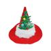 Xiaobai Pet Headgear Pet Christmas Hat Adjustable Ultra-Light Vibrant Color Easy-wearing Dress Up Non-woven Fabric Xmas Tree Elk Style Dog Cat Cosplay Xmas Hat Pet Supplies