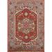 Geometric Heriz Serapi Oriental Accent Rug Hand-Knotted Wool Carpet - 2'0" x 3'0"