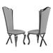 Somette Nikki Tall-Back Dining Chairs with Cabriole Legs, Set of 2 - Dining height