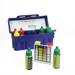 6-Way Test Kit with Testing Block and Case for Swimming Pools and Spas - Blue