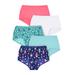 Plus Size Women's Stretch Cotton Brief 5-Pack by Comfort Choice in Blue Hot Chocolate (Size 11) Underwear