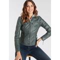 Lederjacke GIPSY "NOLA" Gr. M, grün (sage) Damen Jacken Lederjacke Übergangsjacke Lederjacken