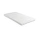 Starlight Beds 140cm x 200cm Mattress Topper, 2.5cm European Double Memory Foam Mattress Topper with Extreme Cooling Removable Cover, White. – 140x200x2.5cm