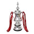 Resin Football Champions Trophy Model Fa Cup Trophy Replica Plating Silver Men and Women Fans Collect Home Decoration souvenirs,44cm