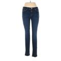 J Brand Jeggings - Mid/Reg Rise: Blue Bottoms - Women's Size 30