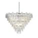 ALAN MIZRAHI LIGHTING Light Saly Veneti Classic Venetian Pendant Chandelier Metal in Yellow | 66 H x 50 W x 50 D in | Wayfair IQ8360-AF-50Wx50Dx66H