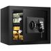 Banchy&Beauty Security Safe w/ Dual-Lock in Black | 11.81 H x 14.57 W x 12.2 D in | Wayfair YaSafeBox-13