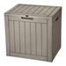 Crestone 30 Gallon Deck Box, Outdoor Storage Box, Waterproof Resin w/ Lockable Lid & Side Handles (Black) | Wayfair CYGB09VFL4KJQ