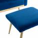 Red Cloud Metal Seat Reception Chair w/ Metal Frame Metal in Blue | 30.71 H x 32.28 W x 30.71 D in | Wayfair Aqdd-W153967802