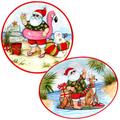 Certified International Santa's Wish 2pc Platter Set, Ceramic | Wayfair 92508RM