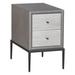 Fairfield Chair Expedition Solid Wood 2 - Drawer End Table Wood in Black/Brown/Gray | 23 H x 14 W x 22 D in | Wayfair 8189-CC