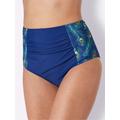 Bikini-Hose FEEL GOOD Gr. 42, Normalgrößen, bunt (royalblau, blaugrün, bedruckt) Damen Badehosen Ocean Blue