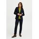 Jackenblazer FRANSA "Fransa FRBLENDA JA" Gr. l, blau (peacoat mi) Damen Blazer