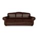 Eleanor Rigby Buckingham 90" Genuine Leather Rolled Arm Sofa Genuine Leather | 40 H x 90 W x 41 D in | Wayfair BUCK-30-CAR-CARD-ESP-NH7
