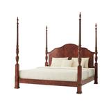 Theodore Alexander Essential Four Poster Bed Wood in Brown | 90.25 H x 86 W x 88.25 D in | Wayfair 8305-065