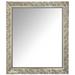 West Frames Bella French Ornate Embossed Framed Wall Mirror Wood in Gray/Yellow | 32.25 H x 26.25 W x 1.5 D in | Wayfair 12S-TP-2228B-4D-RINGS