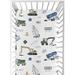 Sweet Jojo Designs 2 - Piece Sheet Polyester | 52 H x 28 W x 8 D in | Wayfair 2P-CS-Construction-GR-BU