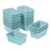 ECR4Kids Scoop Front Storage Bins, Multipurpose Organization Plastic in Green | Wayfair ELR-0482-25-SF