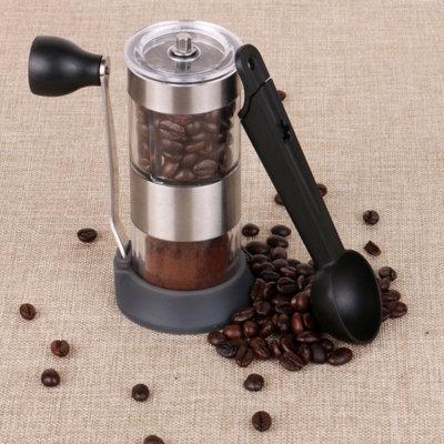 SC0GO Stainless Steel Manual Burr Coffee Grinder S...