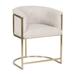 Vanguard Furniture Skye Button Back Metal Frame Chair Upholstered in White | 31 H x 24.5 W x 24 D in | Wayfair V962B-CH_154848