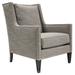 Accent Chair - Vanguard Furniture Alec 30" Accent Chair Polyester in White/Brown | 40 H x 30 W x 39 D in | Wayfair