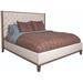 Vanguard Furniture Michael Weiss Barrett King Bed Wood & Upholstered in Black/Brown | 62.5 H x 86 W x 90 D in | Wayfair