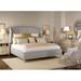 Vanguard Furniture Emma King Bed Upholstered/Polyester in Brown | 66.5 H x 83 W x 92 D in | Wayfair V1728K-HF_CasaBlanca_153553_9SSNailhead