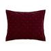 Rosdorf Park Annita Solid Quilted Faux Silk Velvet Romantic Western Decorative Pillow Sham in Brown | King | Wayfair